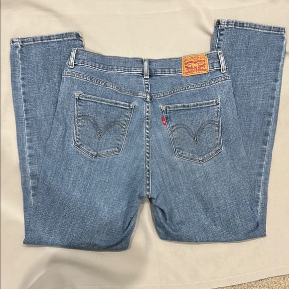 Levi's Blue Straight Leg Jeans Classic Denim - Picture 5 of 5